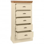 Lundy Painted 5 Drawer Wellington Chest